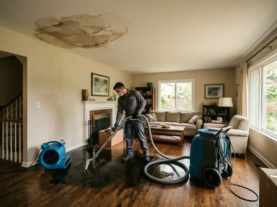 attic-pipe-burst-ceiling-drip-008 — frequently asked questions, Water Damage Restoration & Carpet Care in Fullerton, CA